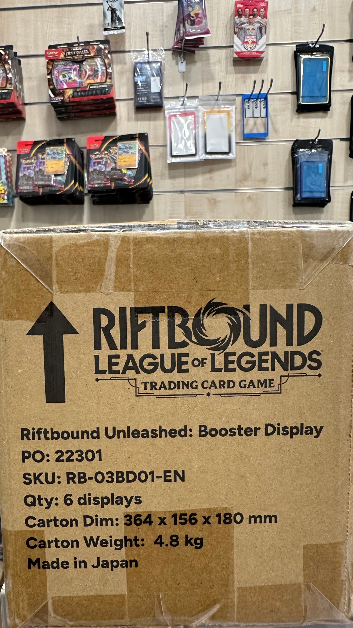 Riftbound League of Legends Unleashed TCG Case Sealed ENG