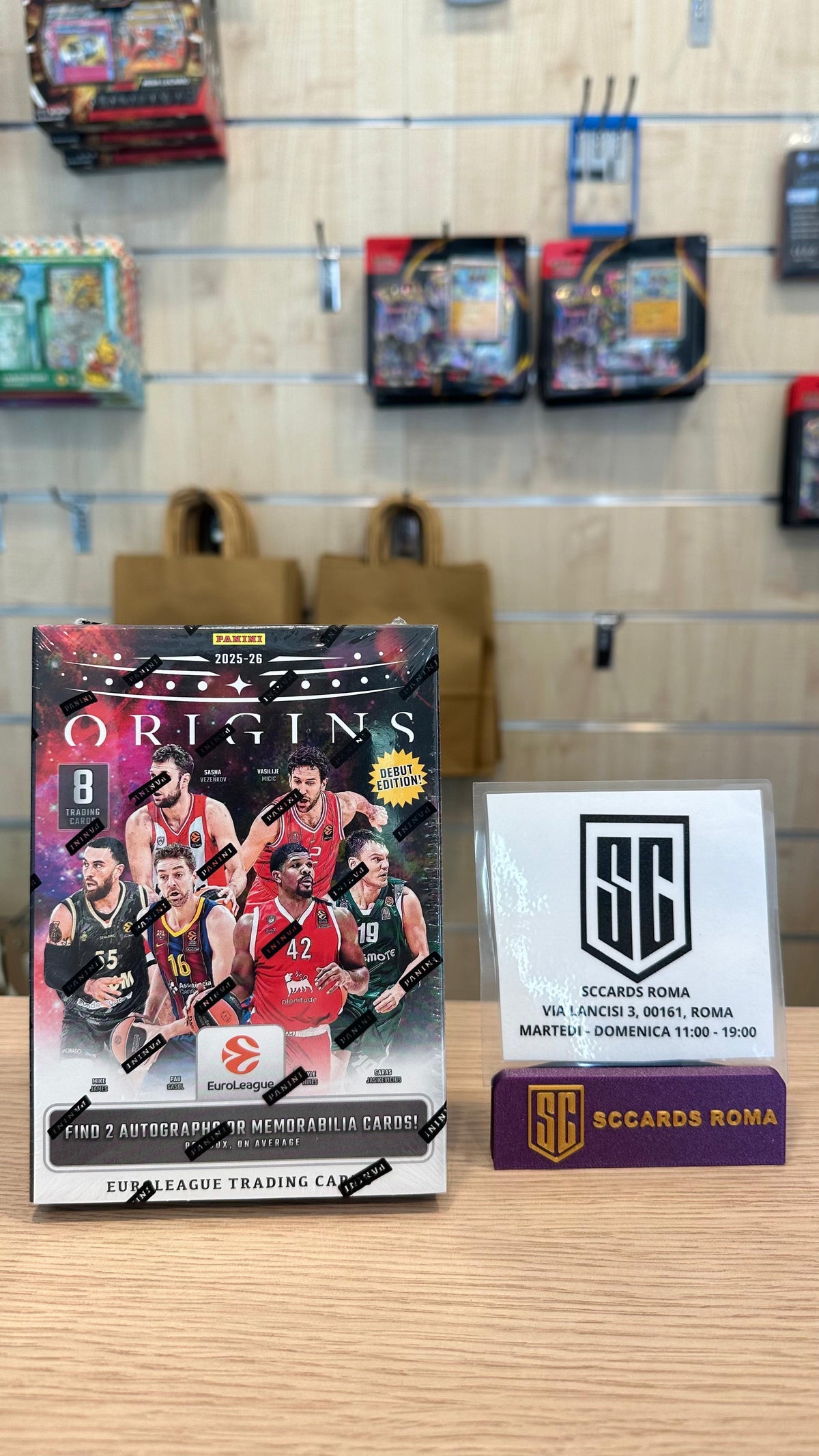 Panini Origins Euroleague Basketball Debut Edition Hobby Box 2025/26