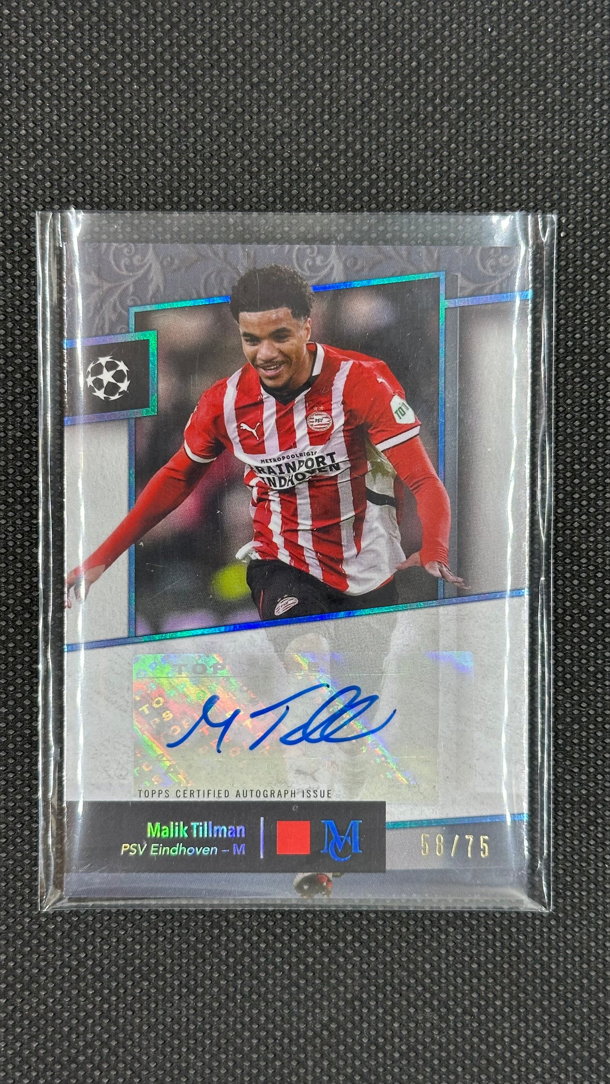 Malik Tillman auto /75 topps museum