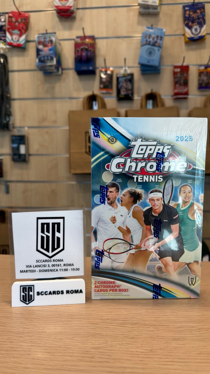 Topps Chrome Tennis Hobby Box 2025