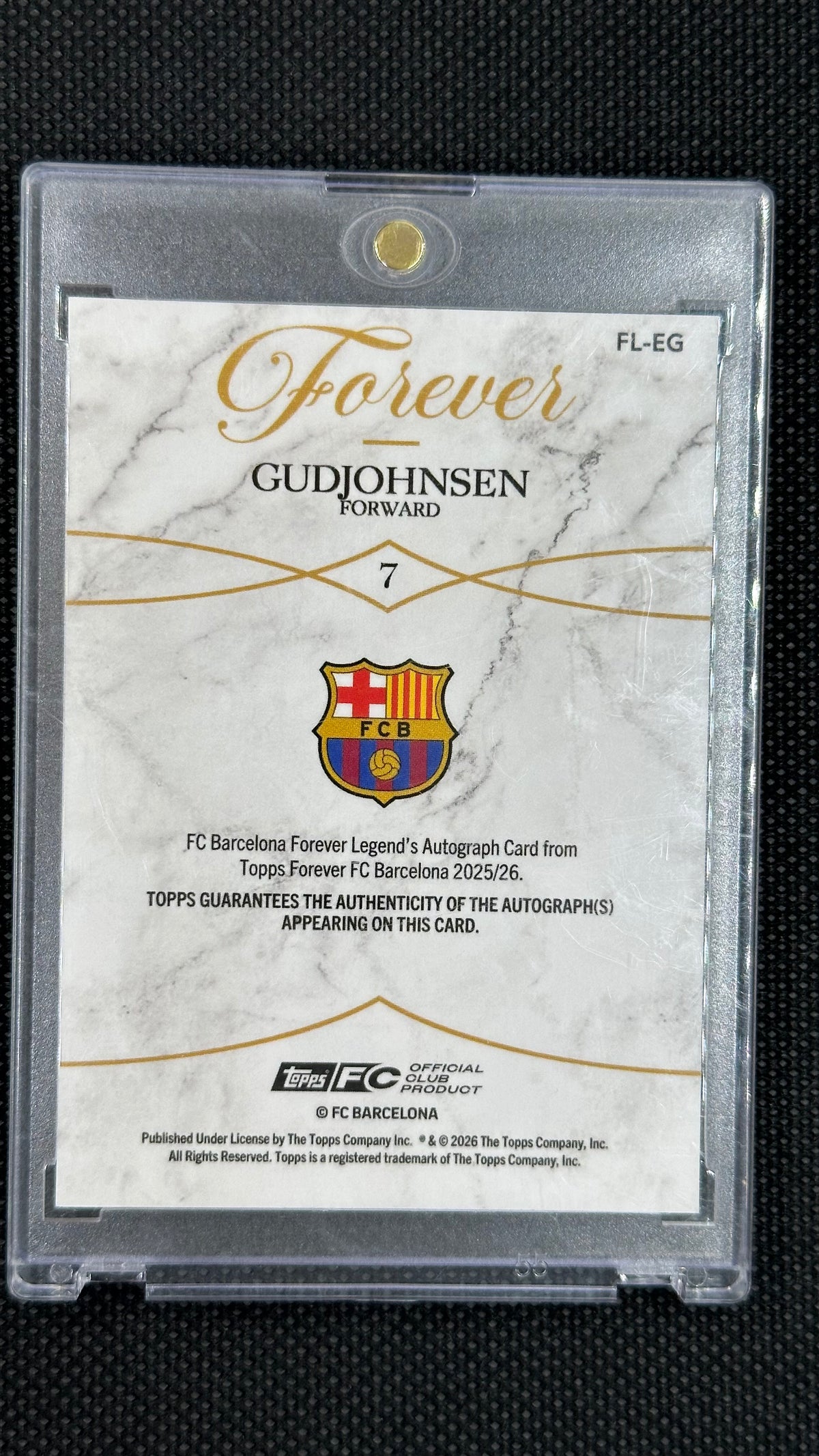 Roony auto /99 Topps Barcelona forever