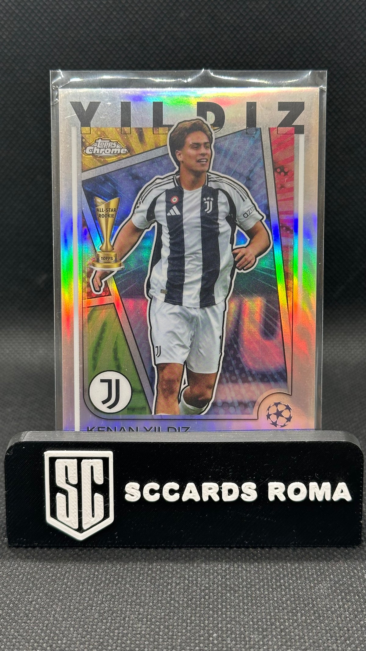 Kenan Yildiz Topps chrome case hit all star rookie
