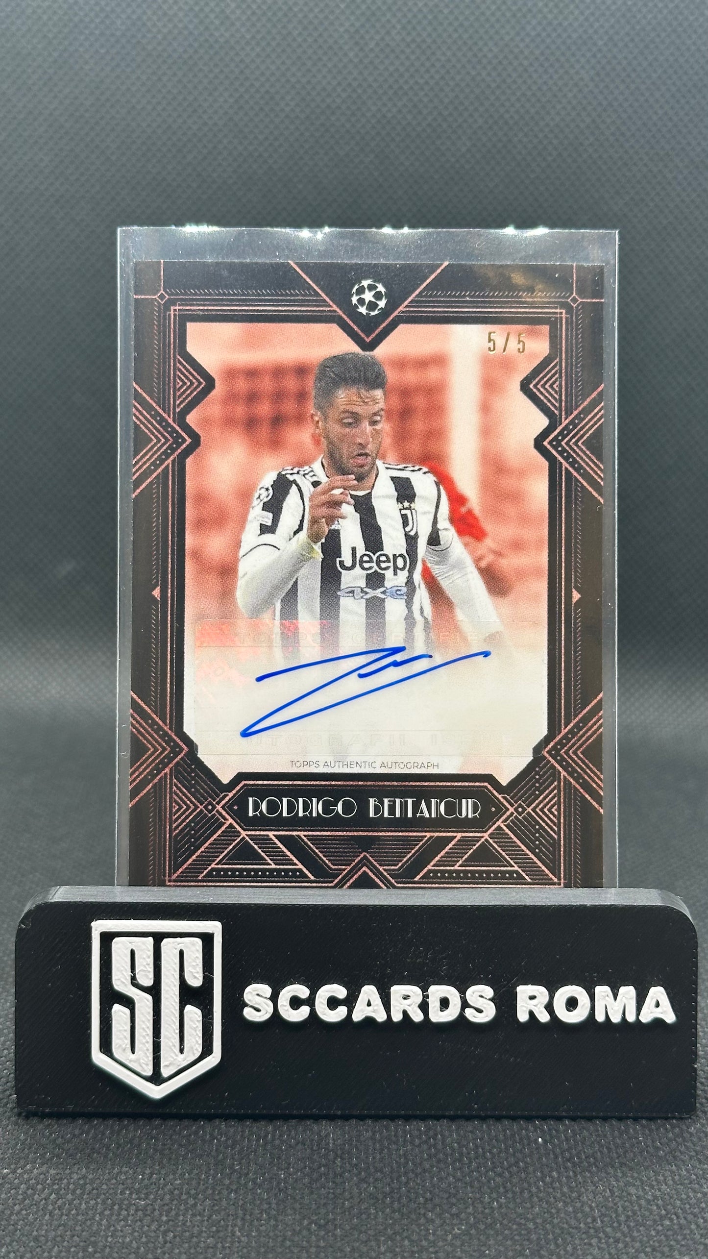 Topps deco RODRIGO BENTANCUR /5 Juventus