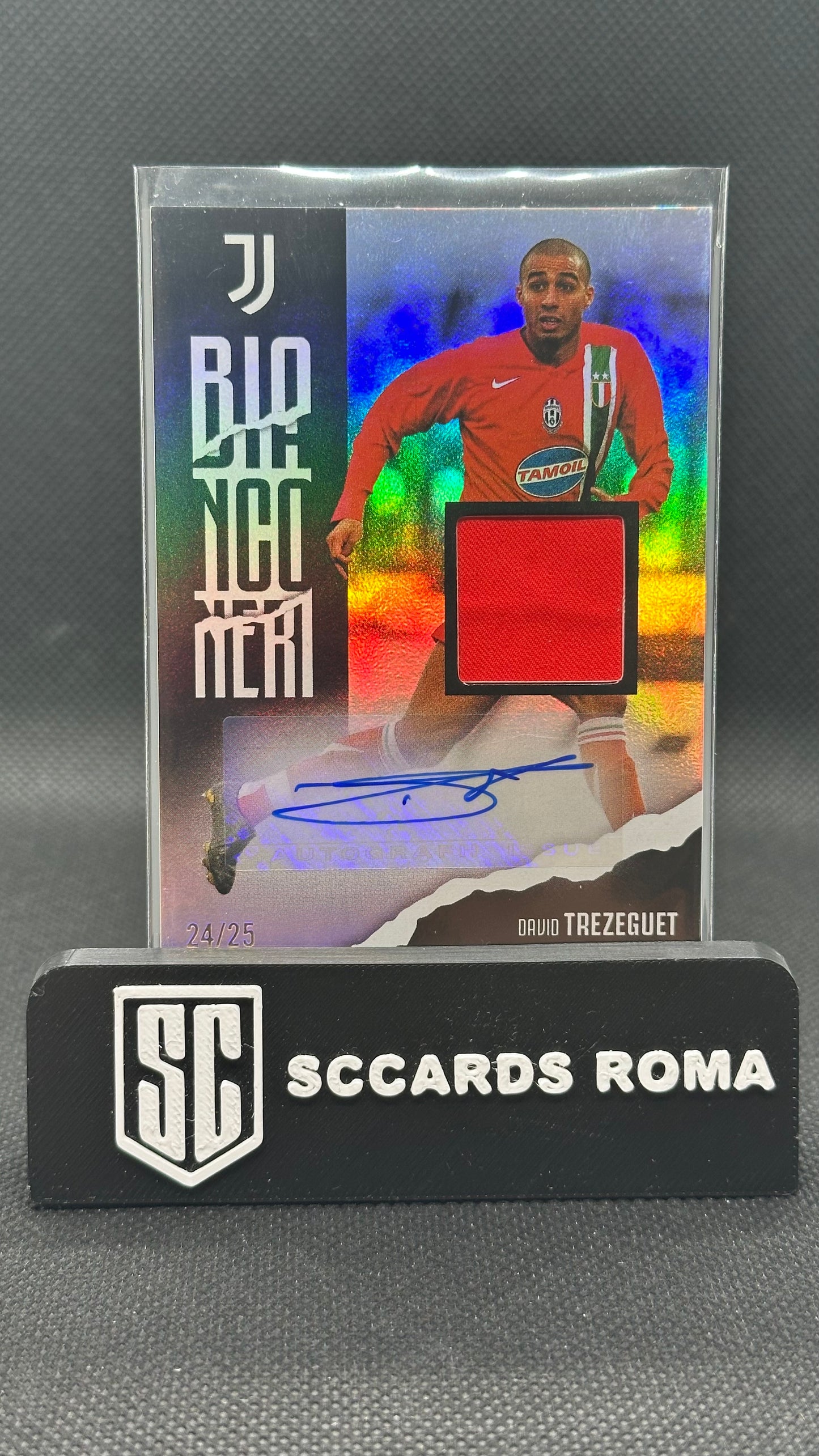 Topps David Trezeguet patch auto /25