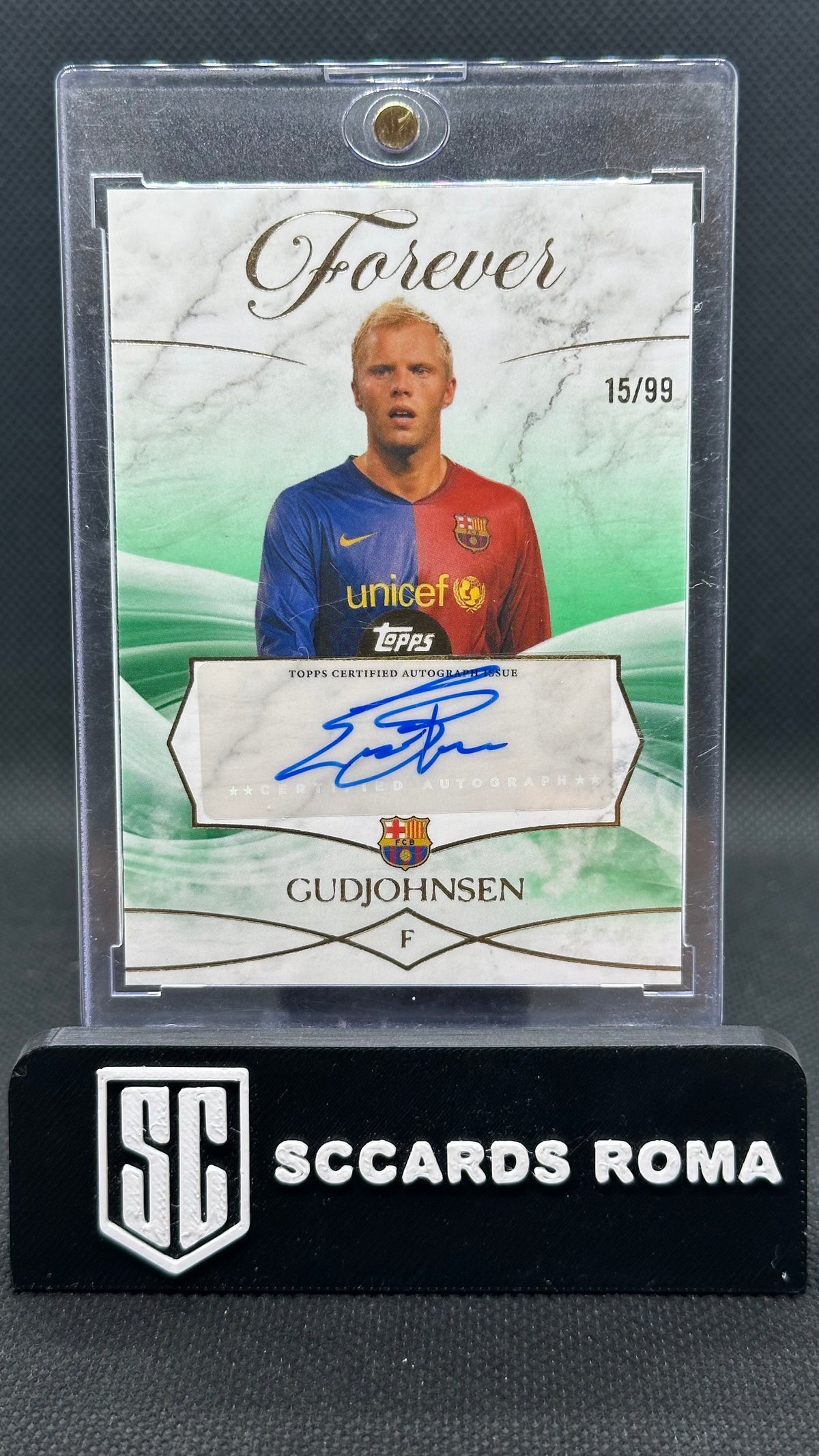 Roony auto /99 Topps Barcelona forever