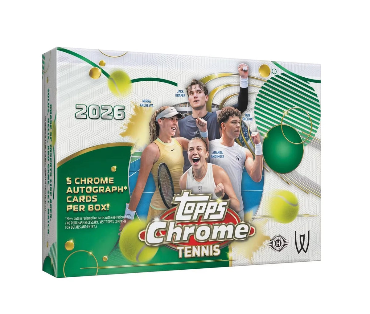 Topps Tennis Chrome 2026 – Breaker Delight only live opening