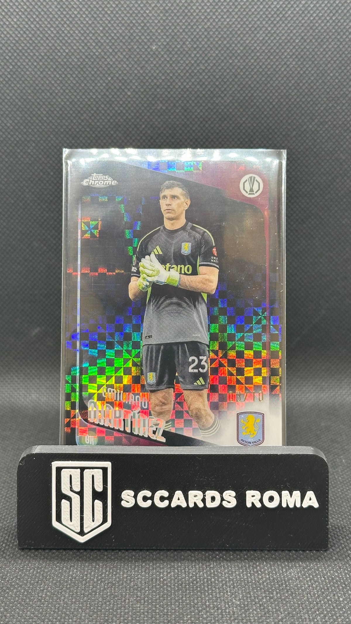 Emiliano Martinez /10 Topps chrome UCC  Aston villa