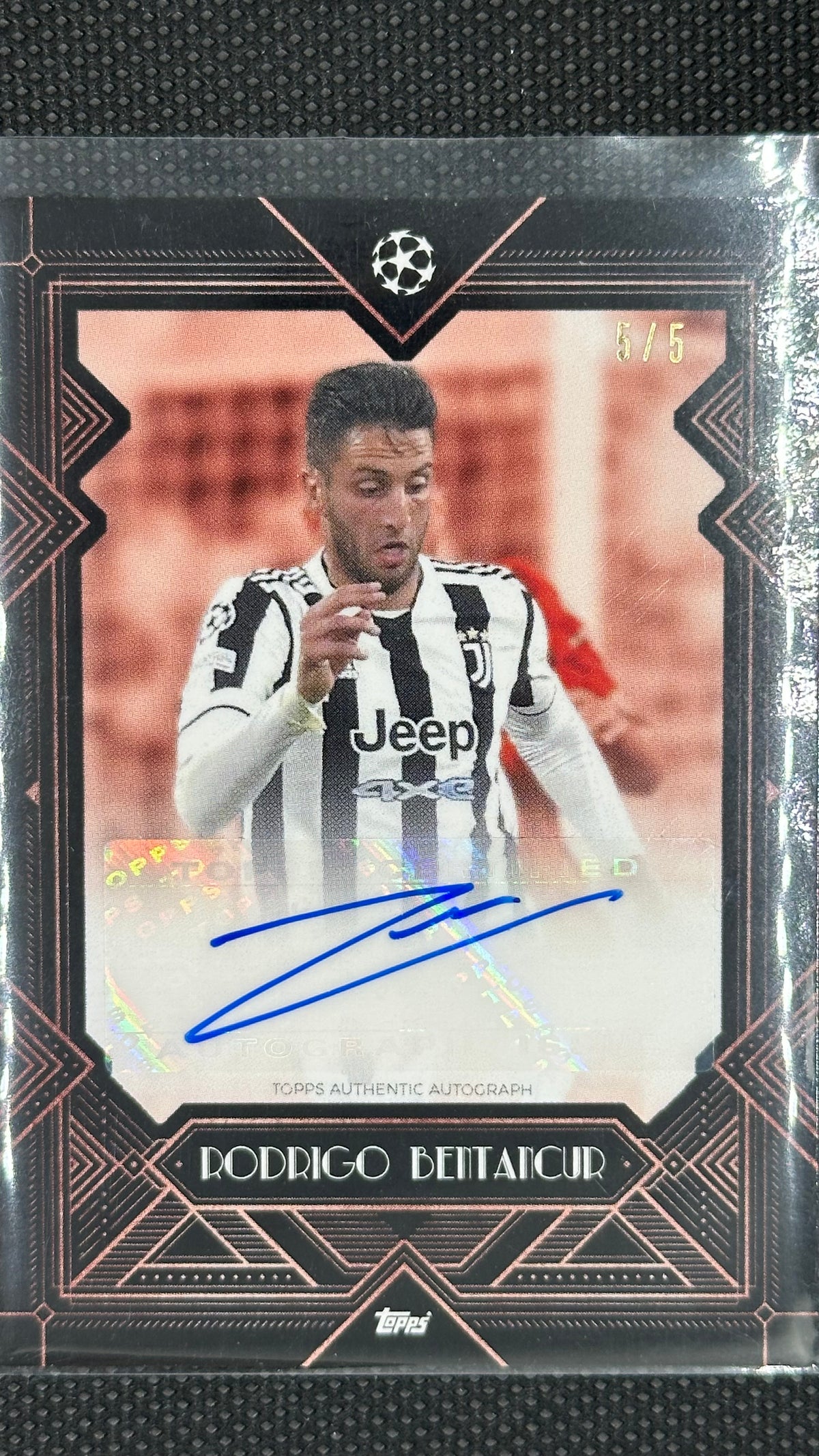 Topps deco RODRIGO BENTANCUR /5 Juventus