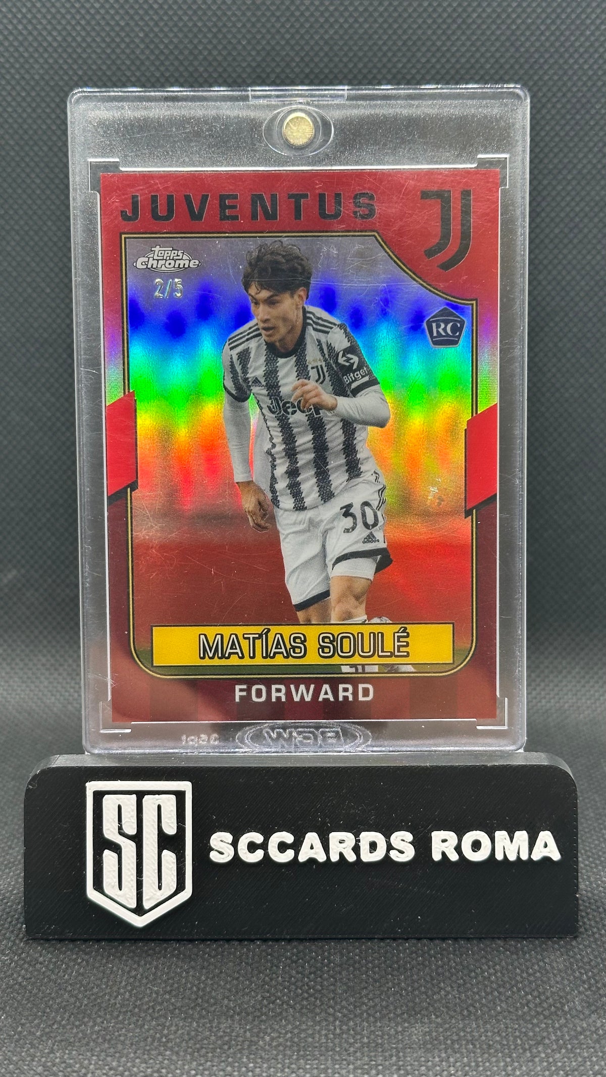 Topps chrome MATÍAS SOULÉ rookie red /5