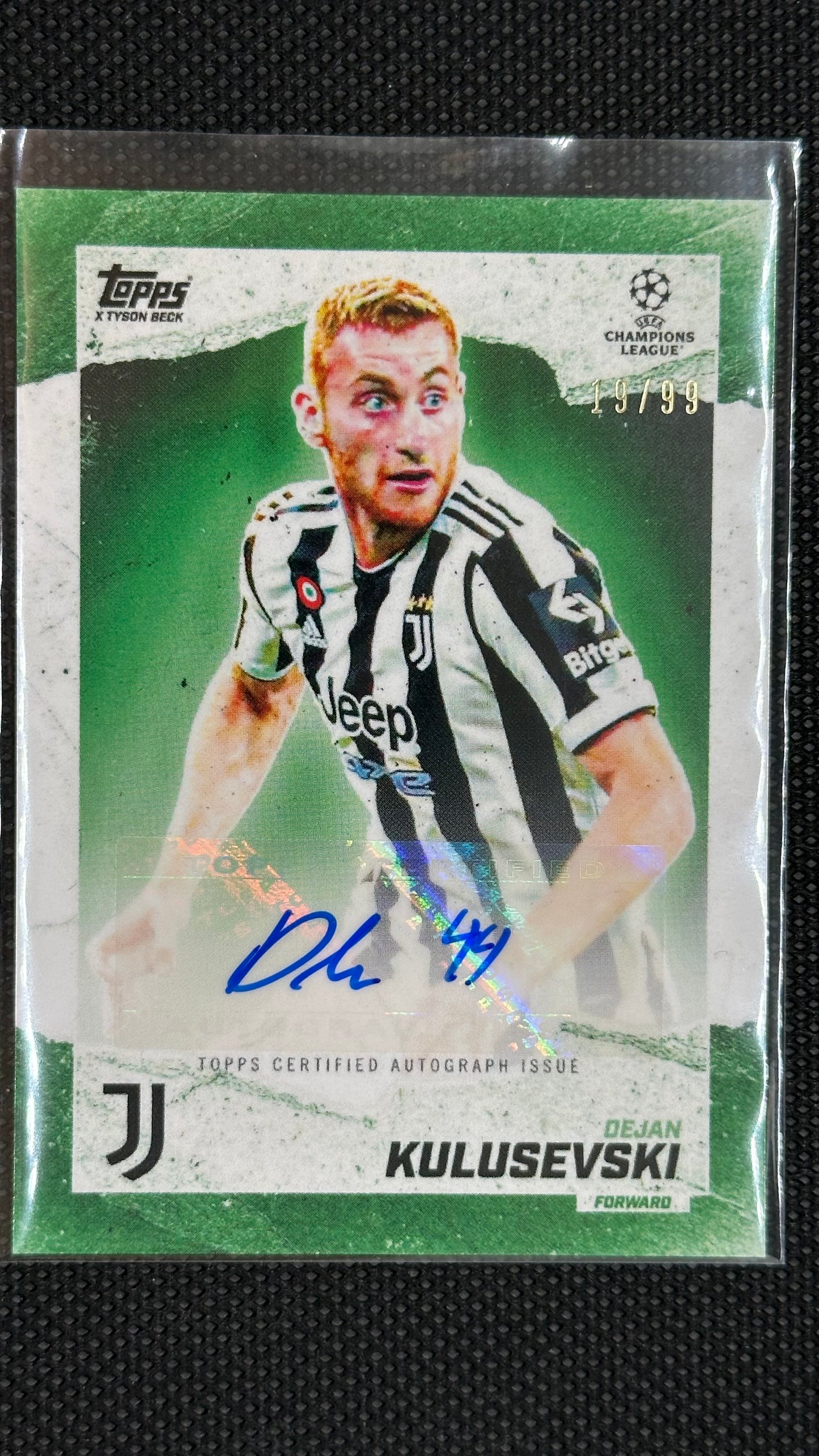 Dejan KULUSEVSKI Topps auto /99