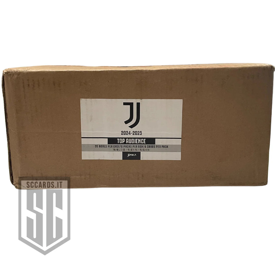 Daka Top Audience Juventus Hobby Box 2024/25-(SEALED CASE)-(20 Box)