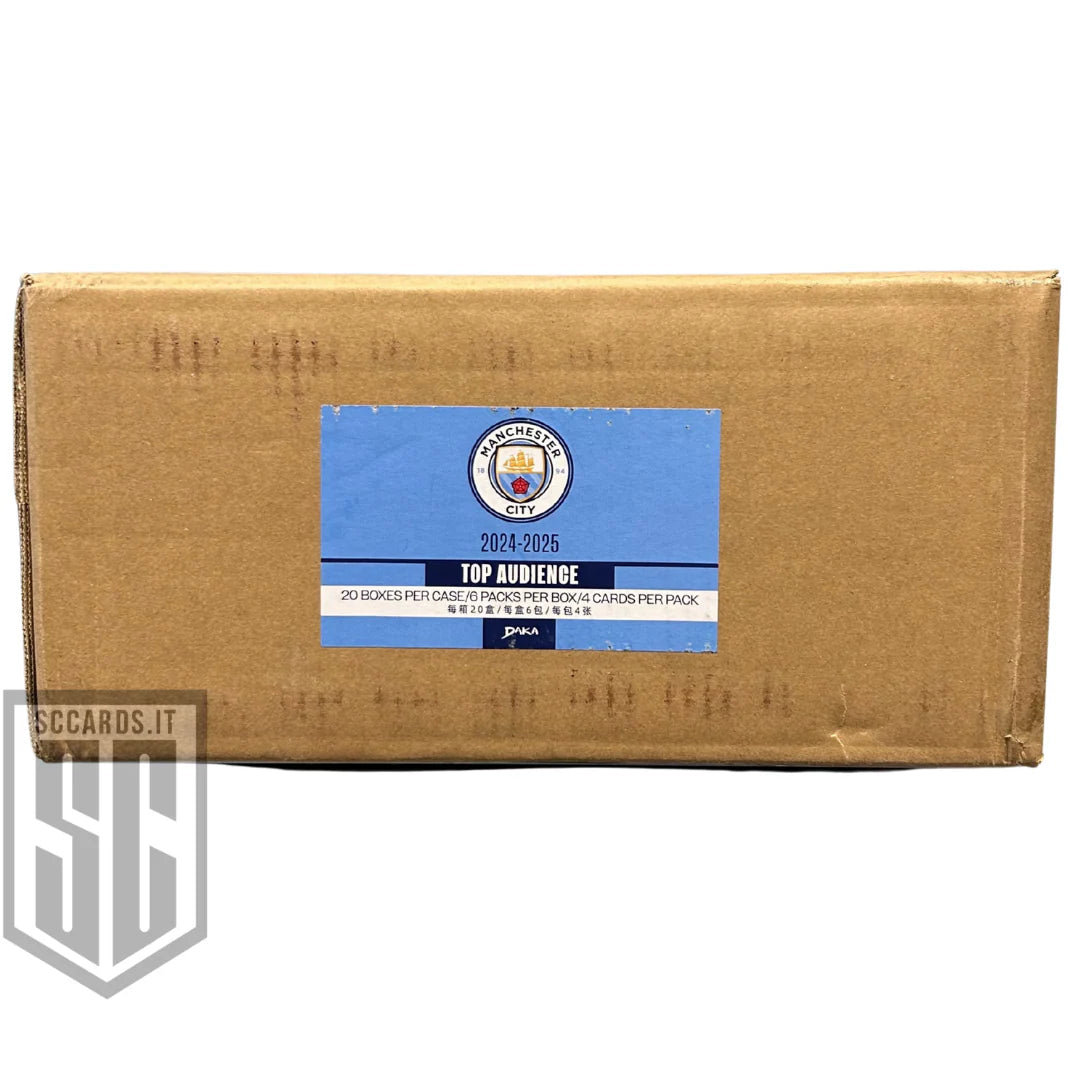 Daka Top Audience Manchester City Hobby Box 2024/25-(SEALED CASE)-(20 Box)