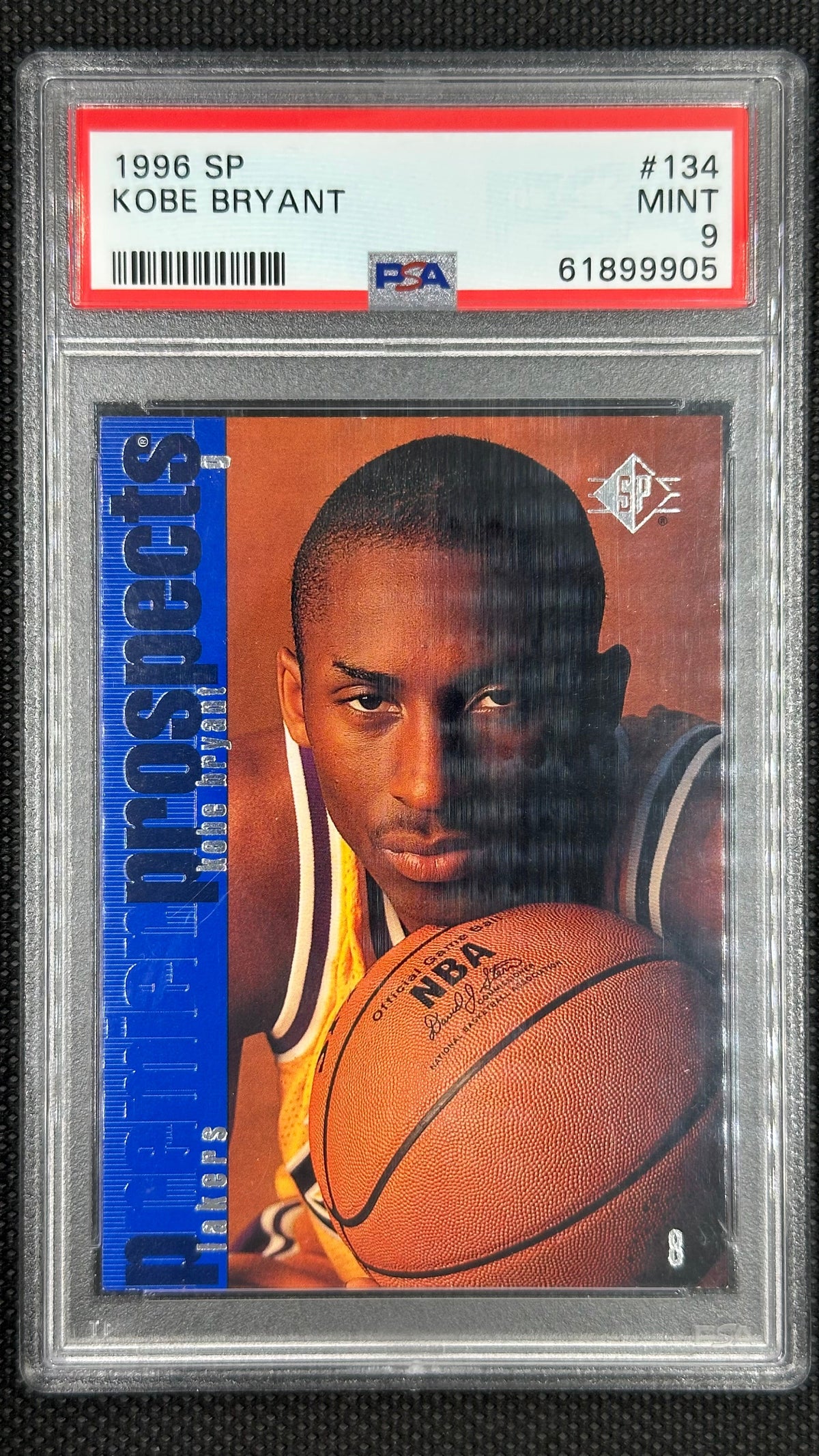 Kobe Bryant Rookie 1996 PSA 9 Mint Upper Deck