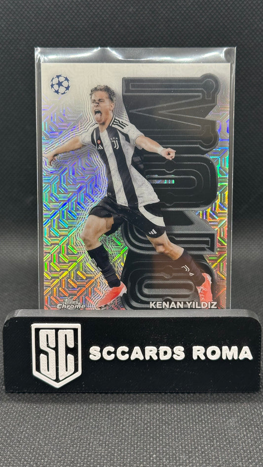 Kenan Yildiz Topps chrome Mojo case hit