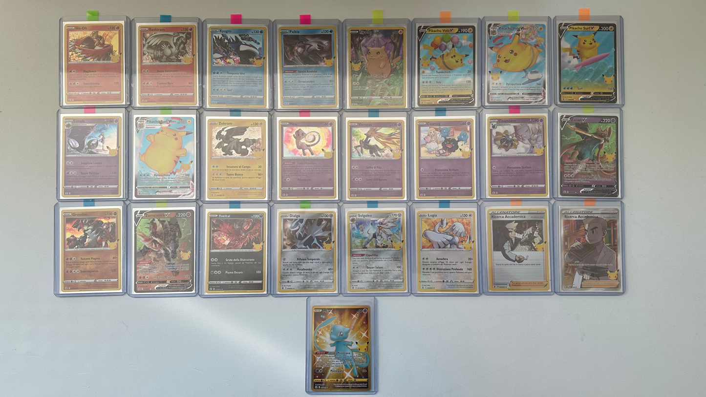 Masterset completo di Pokémon Gran Festa 25° anniversario