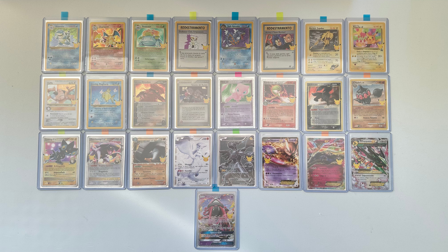 Masterset completo di Pokémon Gran Festa 25° anniversario