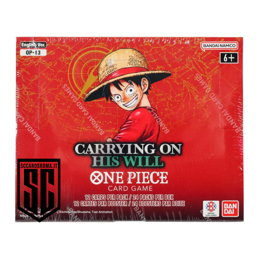 One Piece OP13 Carrying on His Will Booster Box 2025