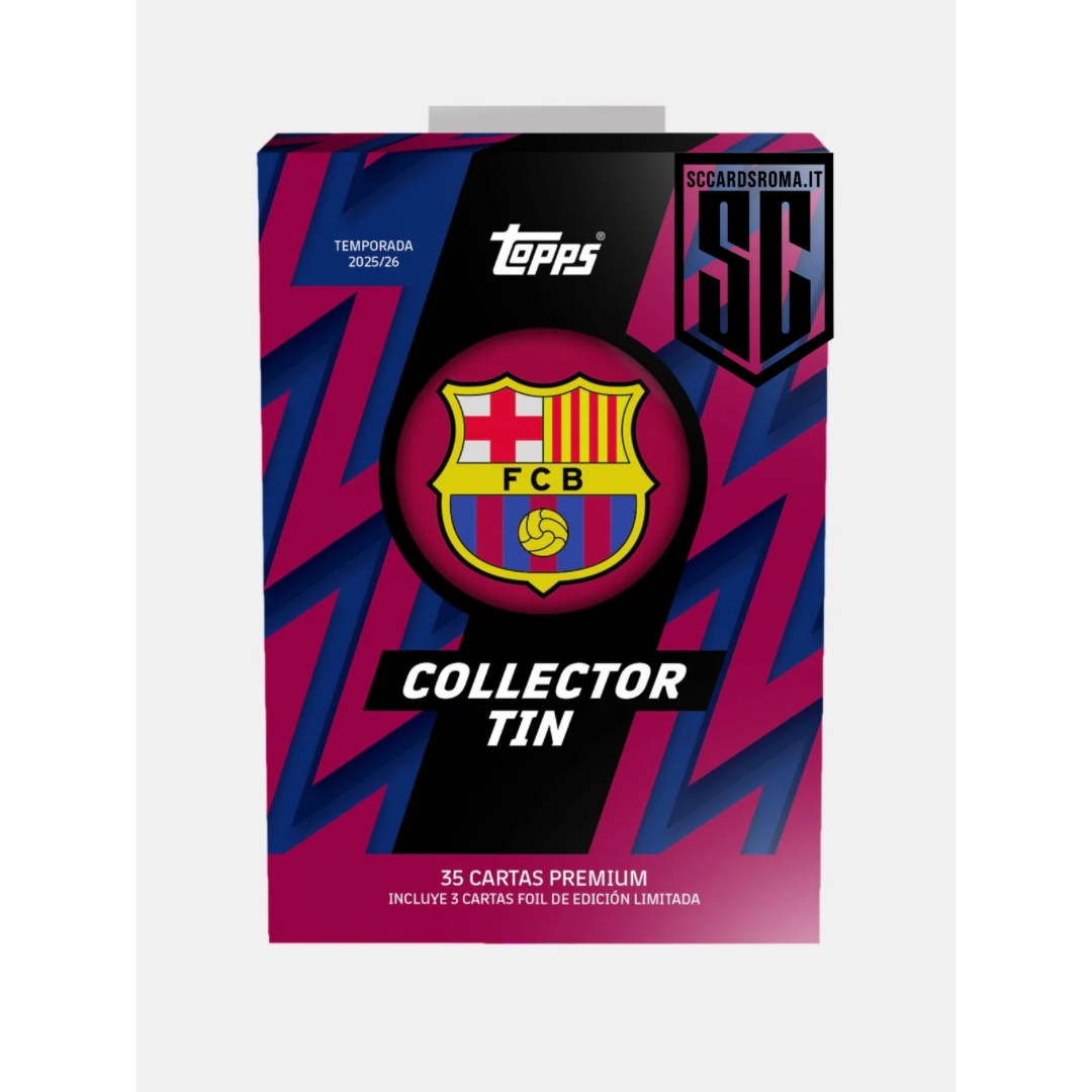 Topps FC Barcelona Collector Tin Box 2025/26