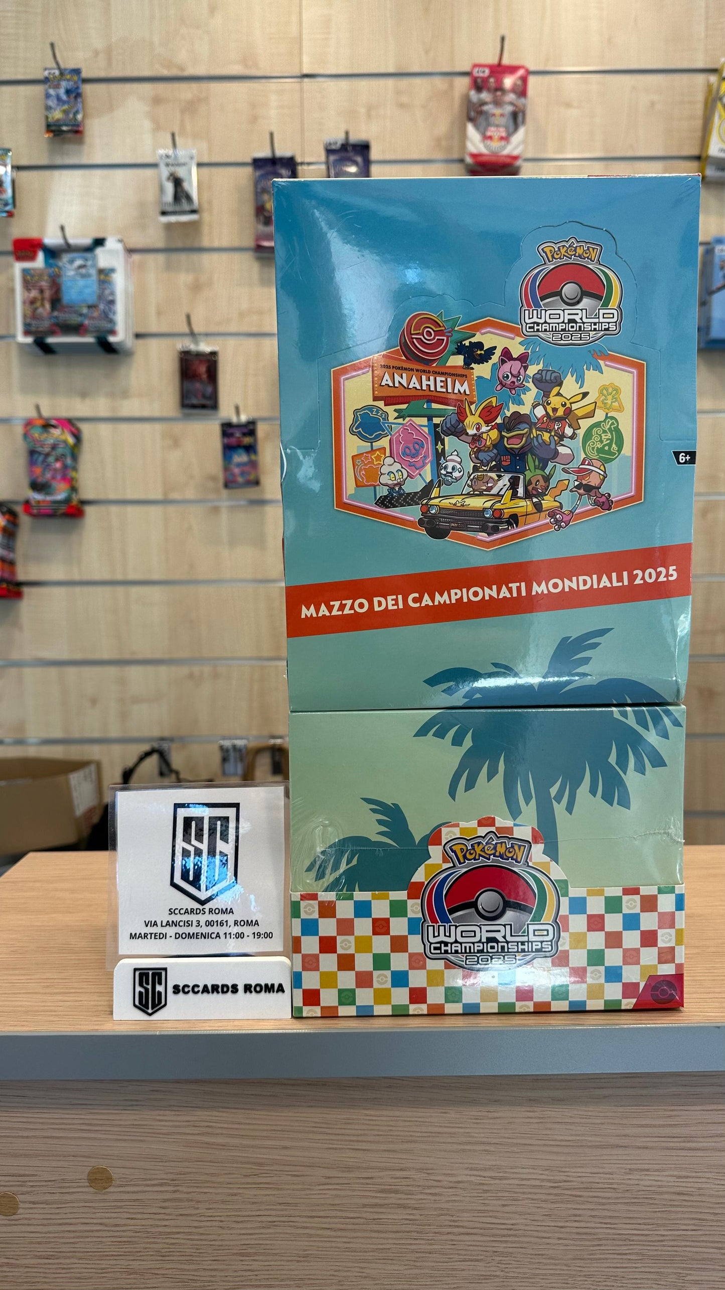 X1 case da 8 Pokemon Mazzo dei Campionati Mondiali 2025 – ITA (Copia)