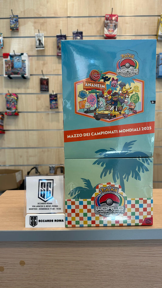 X1 case da 8 Pokemon Mazzo dei Campionati Mondiali 2025 – ITA (Copia)