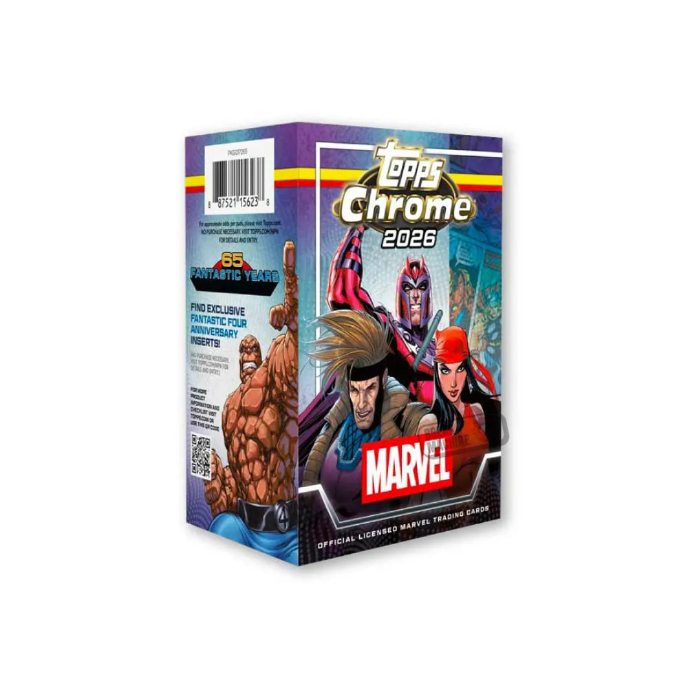 2026 Topps Chrome Marvel Comics - Value Blaster Box - Pre Order