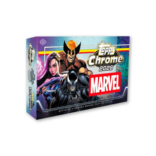 2026 Topps Chrome Marvel Comics - Hobby Box -