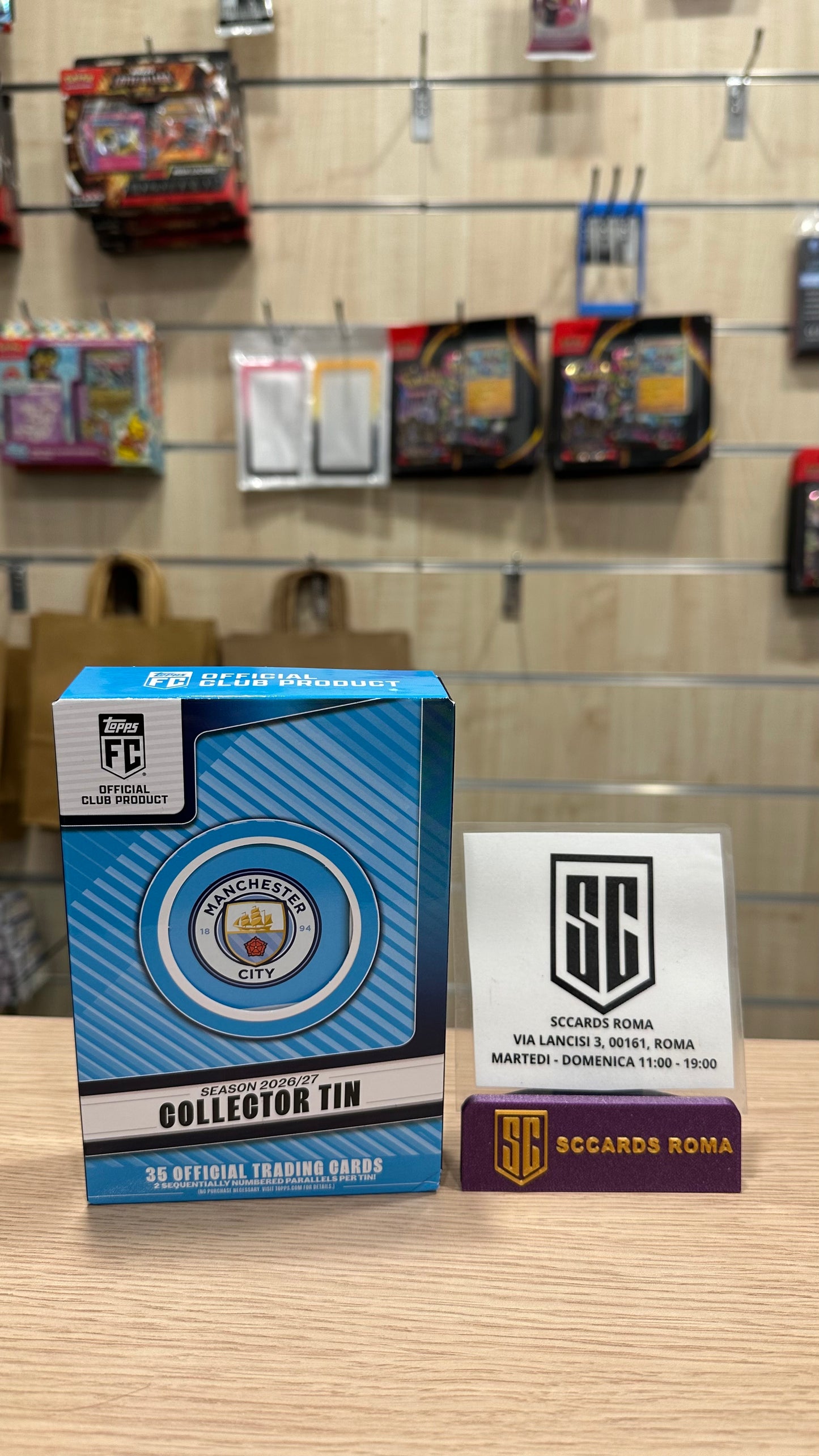 2026-27 Topps Manchester City – Collector Tin