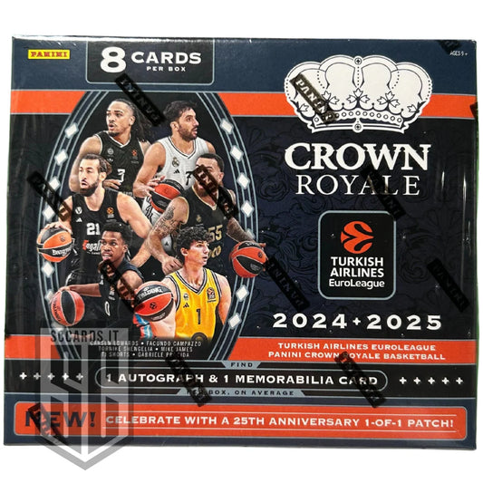 Panini Crown Royale Euroleague Basketball Hobby Box 2024/25