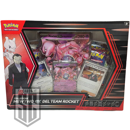 Pokemon Collezione Mewtwo Ex del Team Rocket 2025 (ITA)