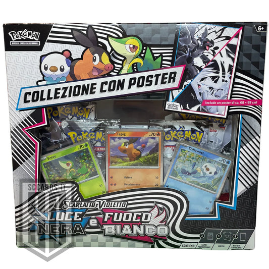 Pokemon Collezione con Poster Luce Nera & Fuoco Bianco: Unova 2025 (ITA)