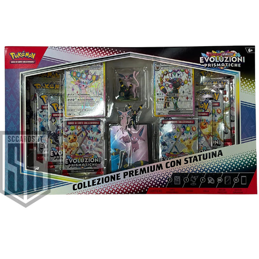 Pokemon Evoluzioni Prismatiche Collezione Premium Con Statuina 2025