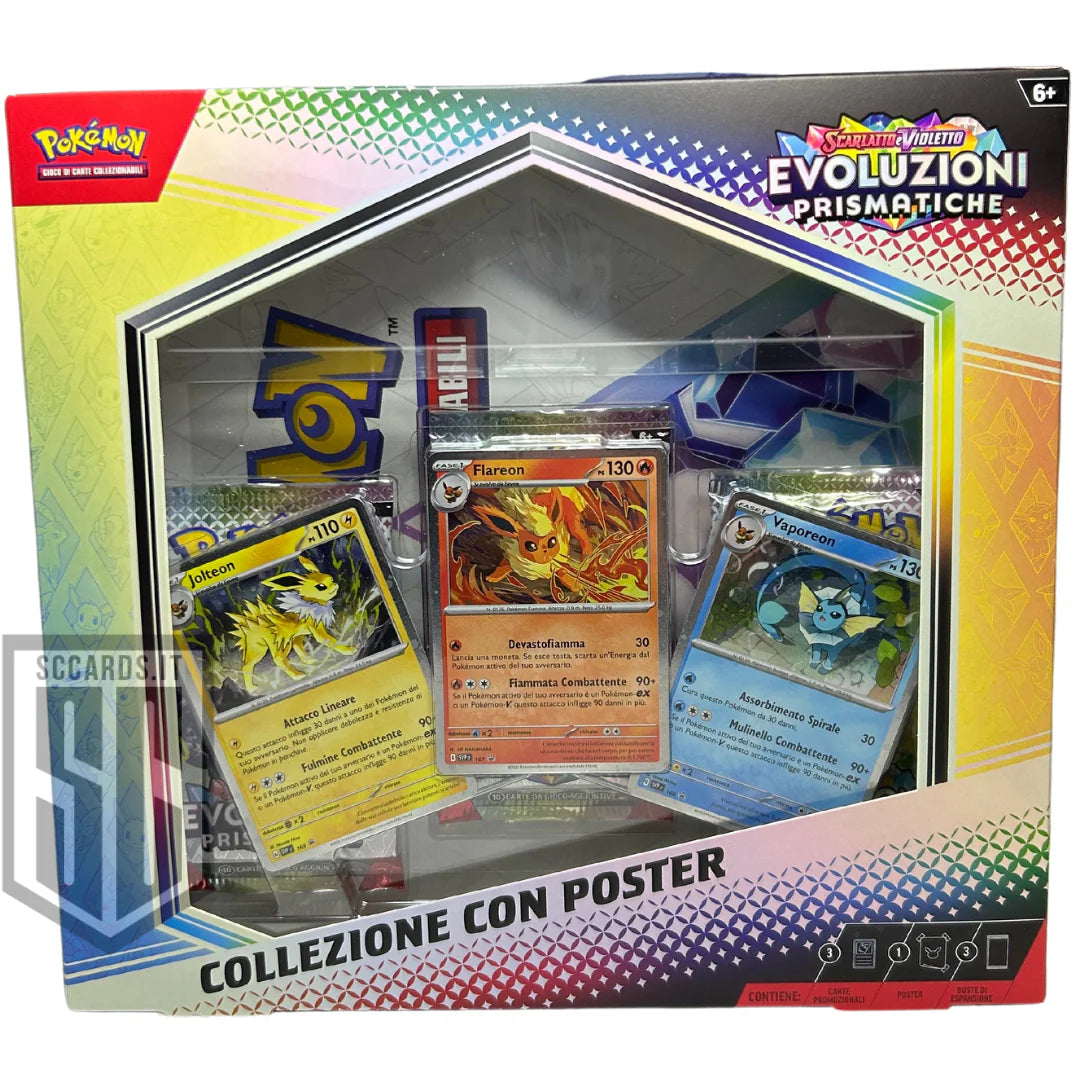 Pokemon Evoluzioni Prismatiche Collezione con Poster Box 2025 (ITA)