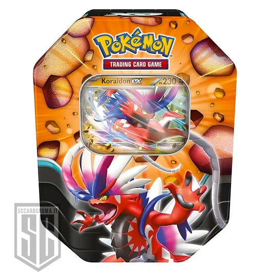 Pokemon Leggende Sovrane Tin Koraidon Ex 2025 (ITA)