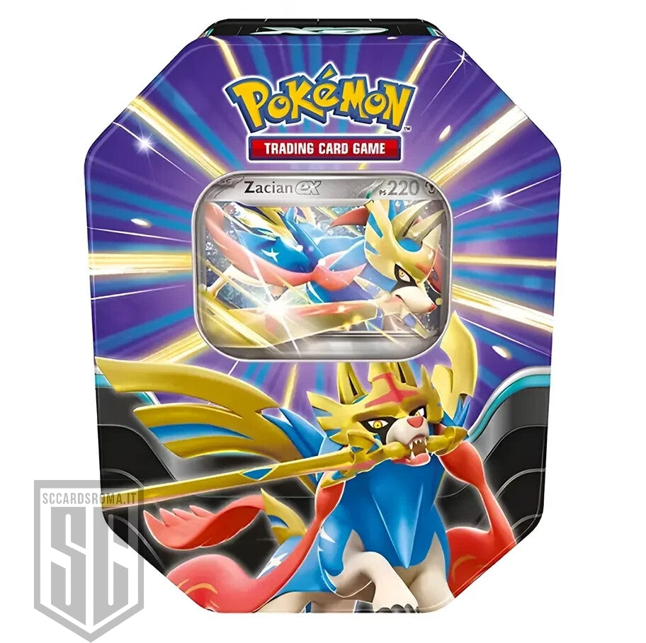 Pokemon Leggende Sovrane Tin Zacian Ex (ITA)