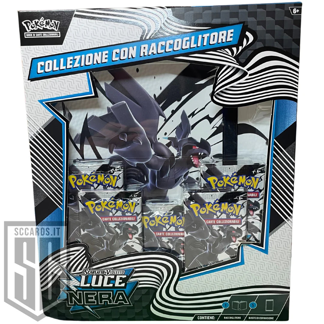 Pokemon Luce Nera Collezione Con Raccoglitore Scarlatto e Violetto 2025 (ITA)