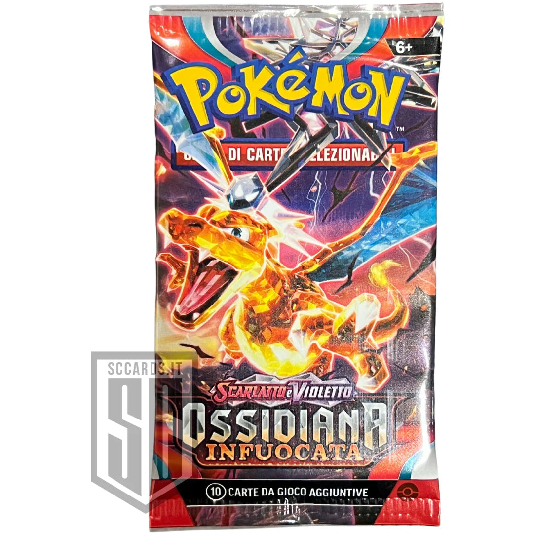 Pokemon Ossidiana Infuocata Pack Ita 2025