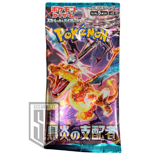 Pokemon Sv3 Ruler Of The Black Flame Pack Jap