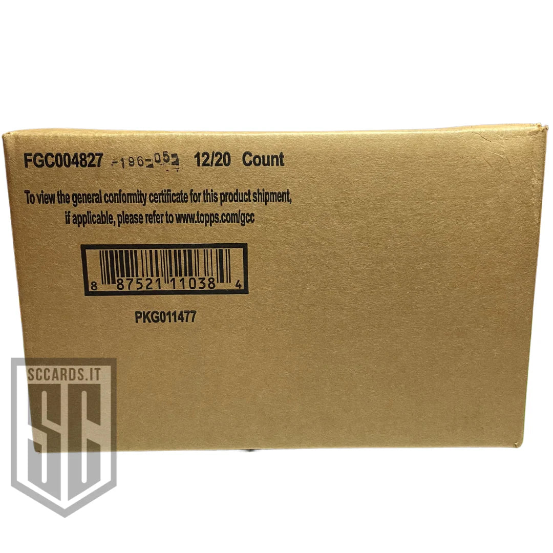 Topps Bowman Chrome Road to Euro U21 Hobby Box 2023-SEALED CASE-(12 Box)