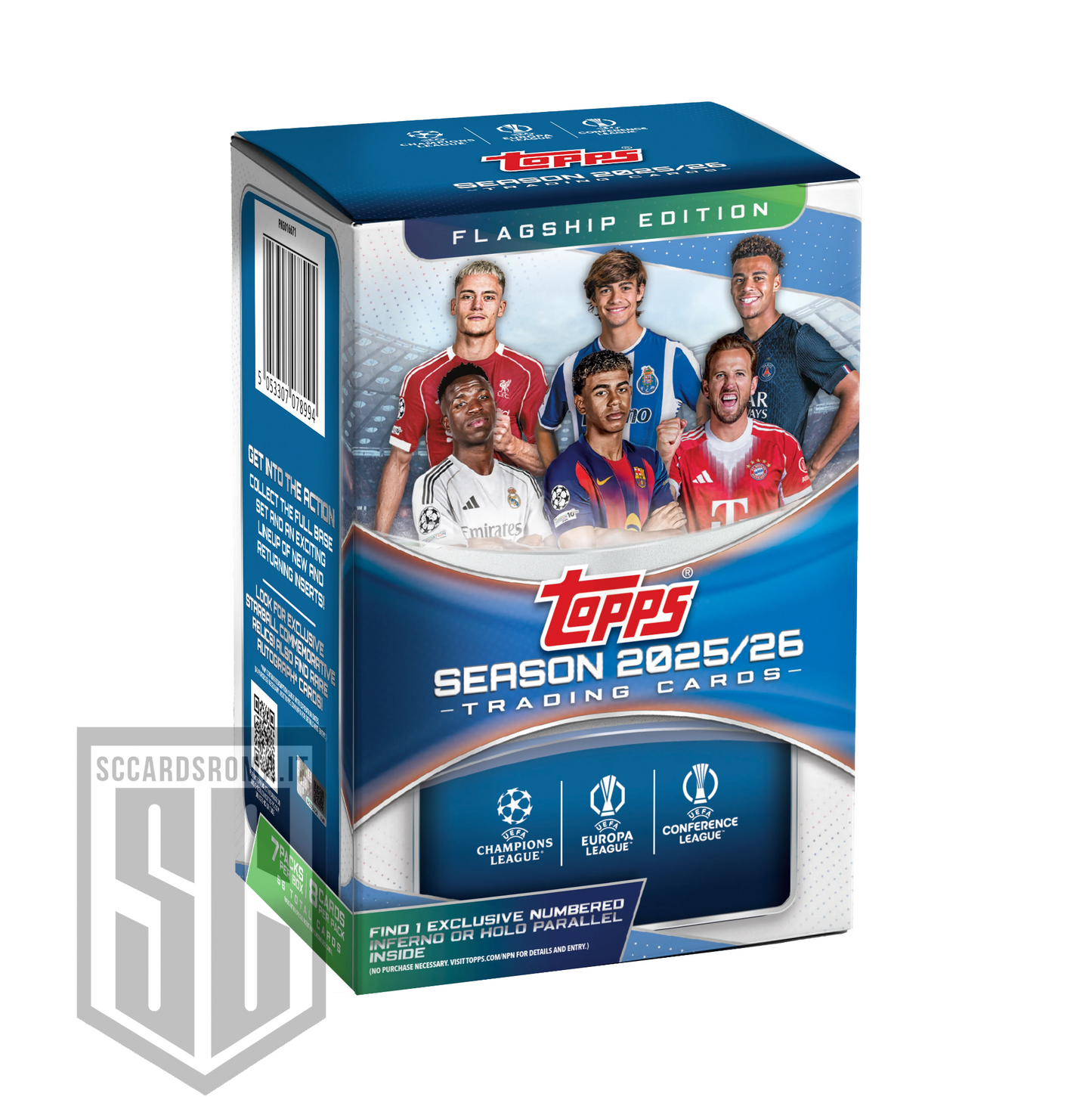 Topps UEFA Club Competitions 2025/26 Flagship Edition Value Box