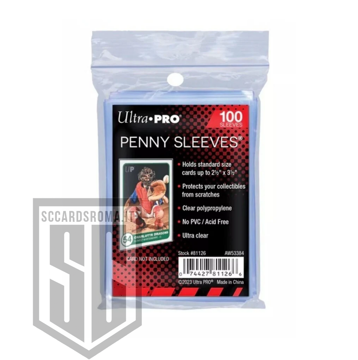 Ultra PRO Penny Sleeves 100 Sleeves