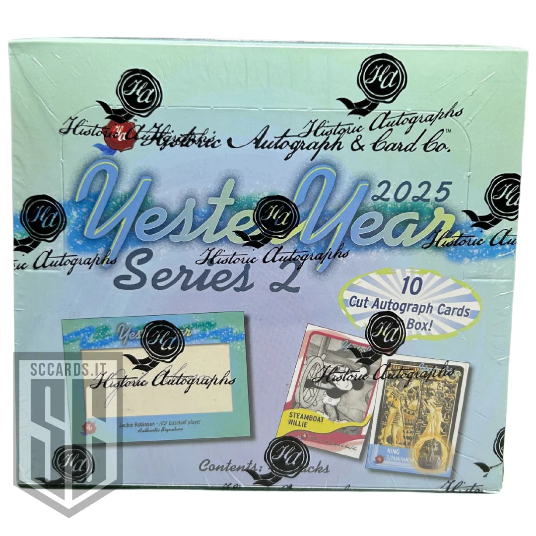 Yesteryear Historic Autographs Series 2 Hobby Box 2025