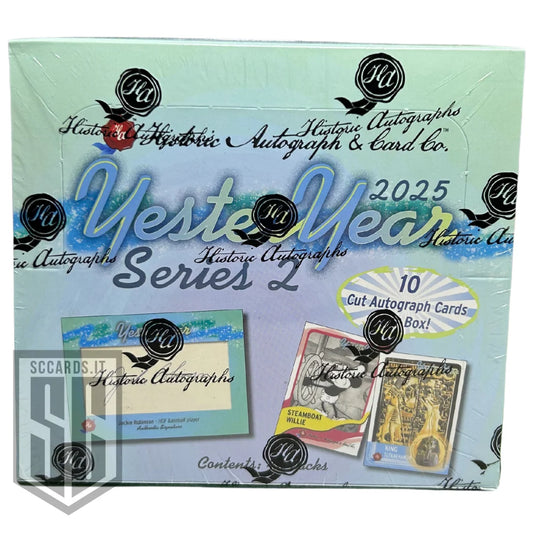 Yesteryear Historic Autographs Series 2 Hobby Box 2025