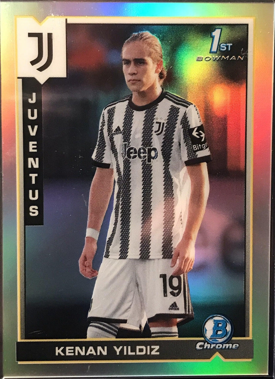 Kenan Yildiz Topps 1st Bowman Chrome 2023-2024