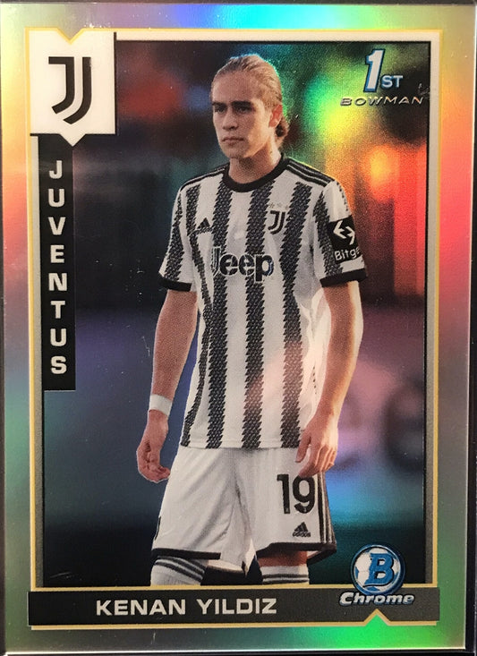 Kenan Yildiz Topps 1st Bowman Chrome 2023-2024