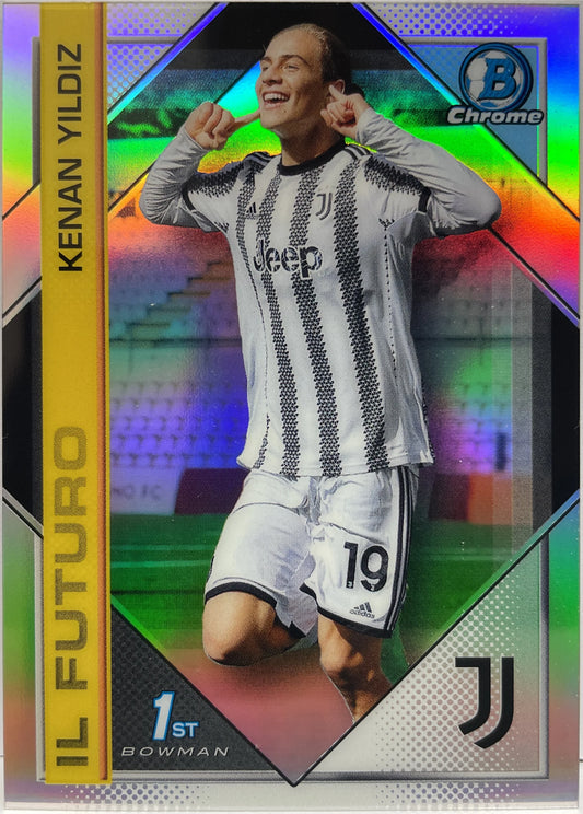 Kenan Yildiz Il Futuro Topps 1st Bowman Chrome 2023